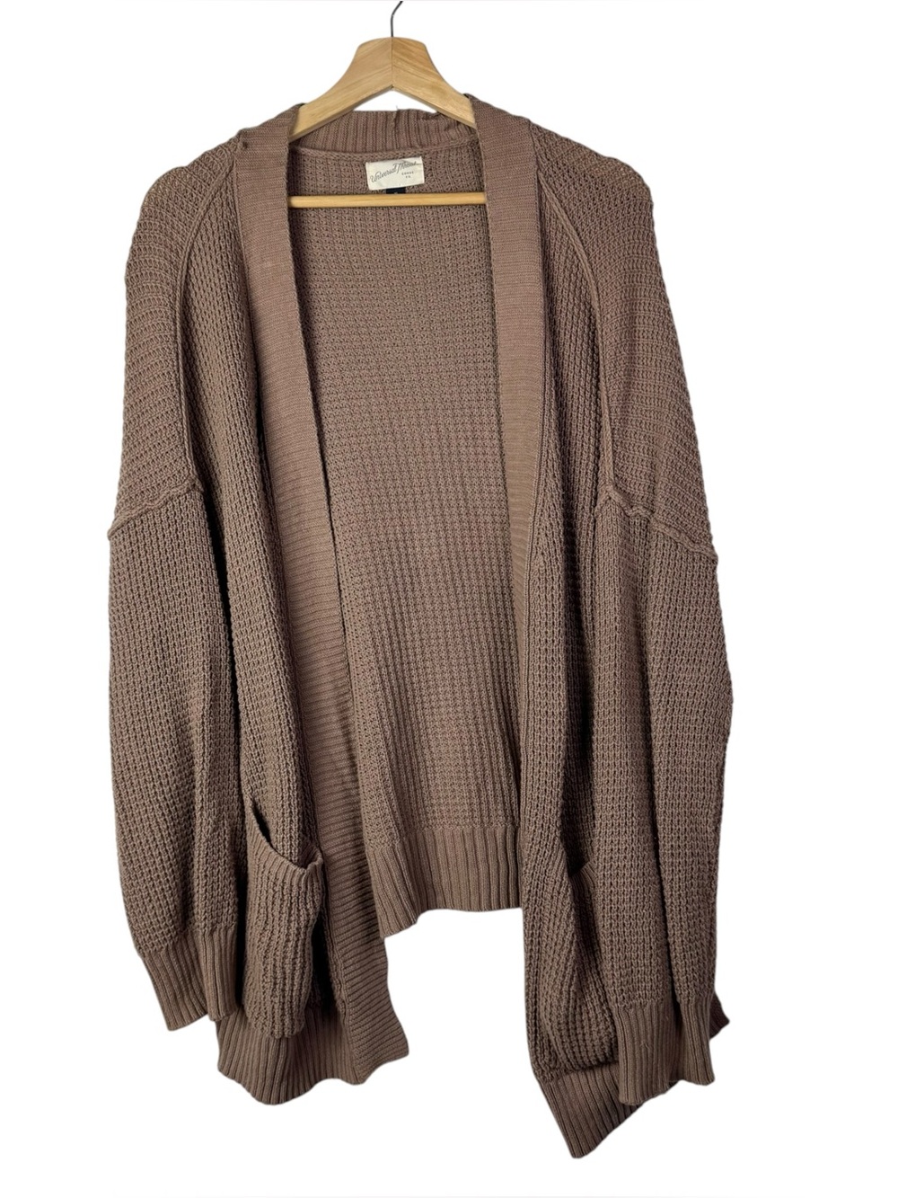 Universal Thread Medium Brown Knit Relaxed Fit Cardigan Sweater XL